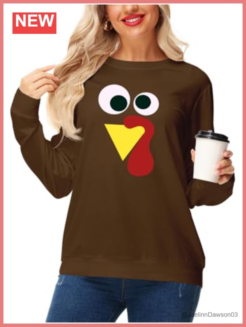 Womens Long Sleeve Graphic Sweatshirt Halloween Pumpkin Print Casual Pullover